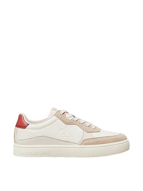 Sneaker classic bianco/travertino Calvin Klein Jeans | YM0YM011530LH